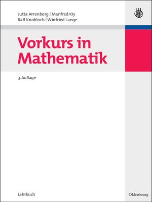 cover image of Vorkurs in Mathematik